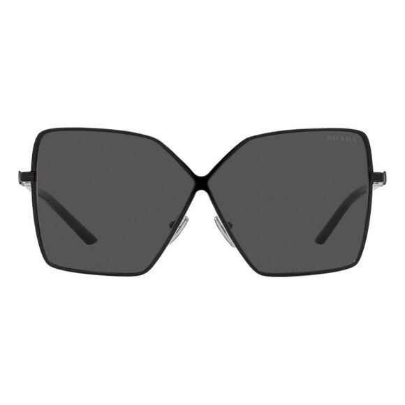 New PRADA Black Square PR 50YS 1AB5S0 Sunglasses Women - Picture 2 of 4